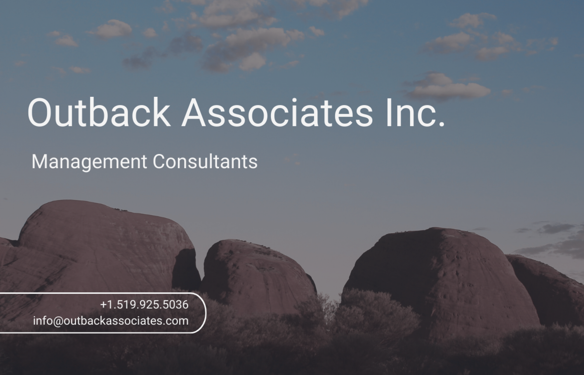 Outback Associates Inc. Management Consultants